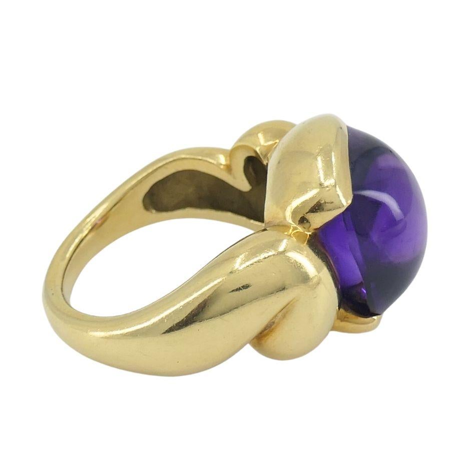 Gucci Bague en or 18k avec améthyste 6.5 en vente 2