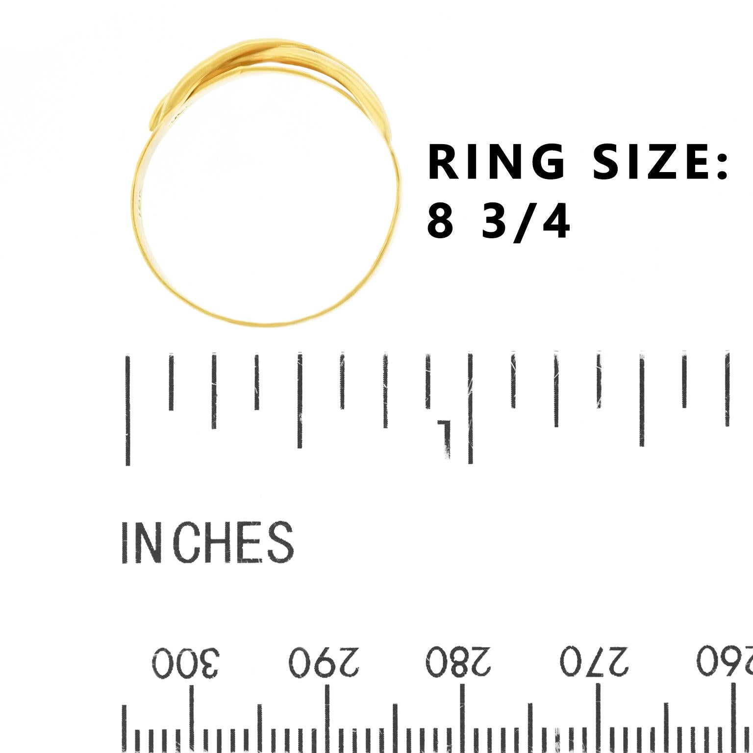 Women's or Men's Gucci 18 Karat Gold Ring