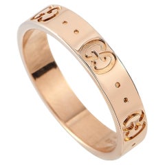 Gucci 18K Rose Gold Band Ring