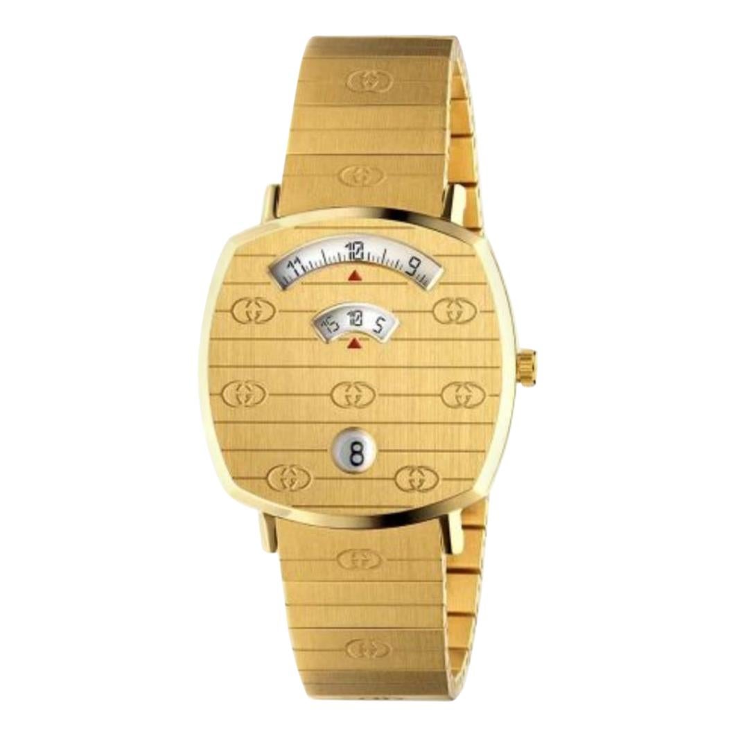 Gucci Gold PVD Grip Watch YA157403