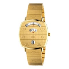 Gucci Gold PVD Grip Uhr YA157403