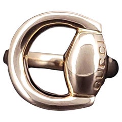 Anillo Gucci Horsebit de oro amarillo de 18 quilates