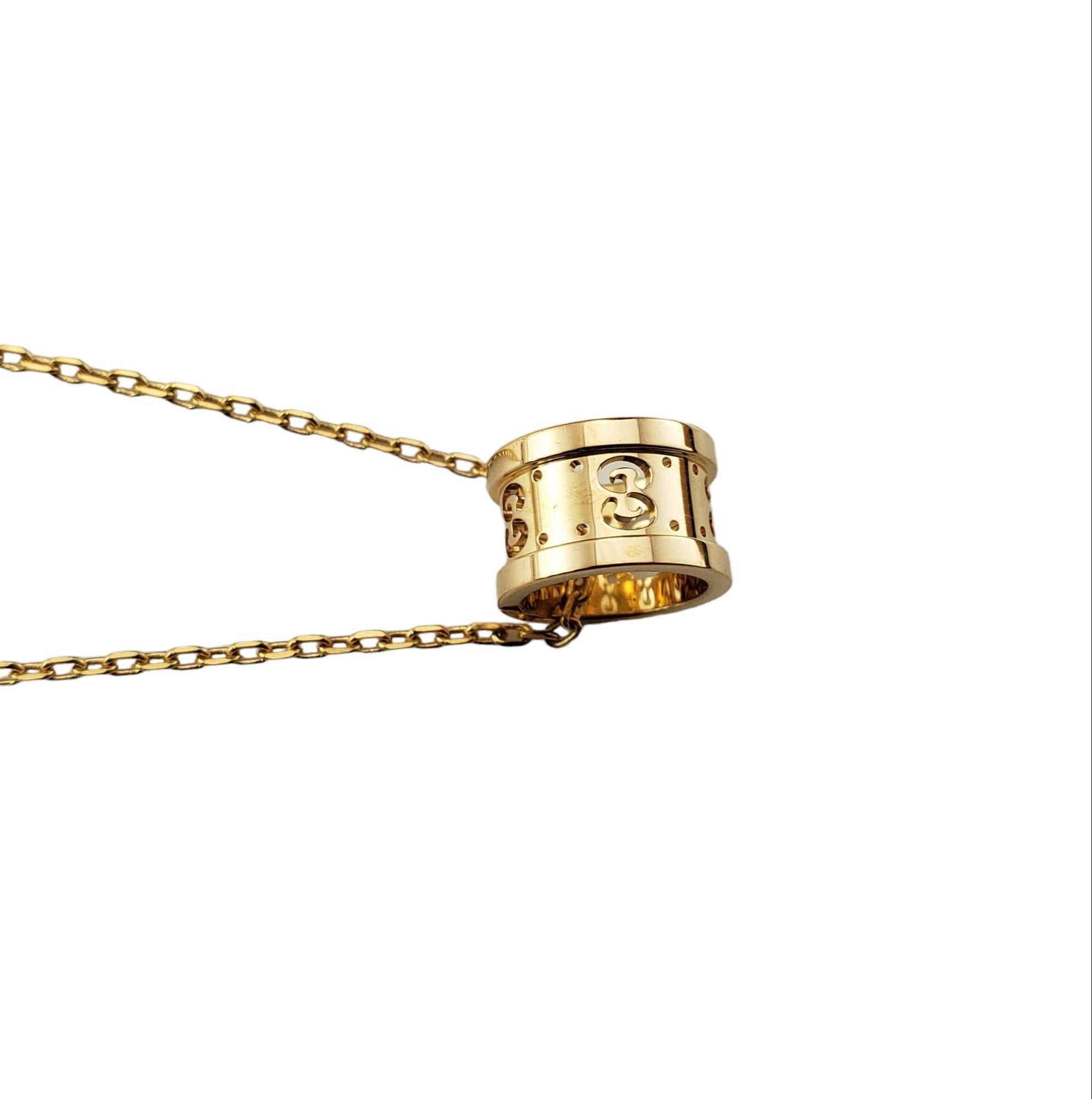 gucci necklace gold 18k