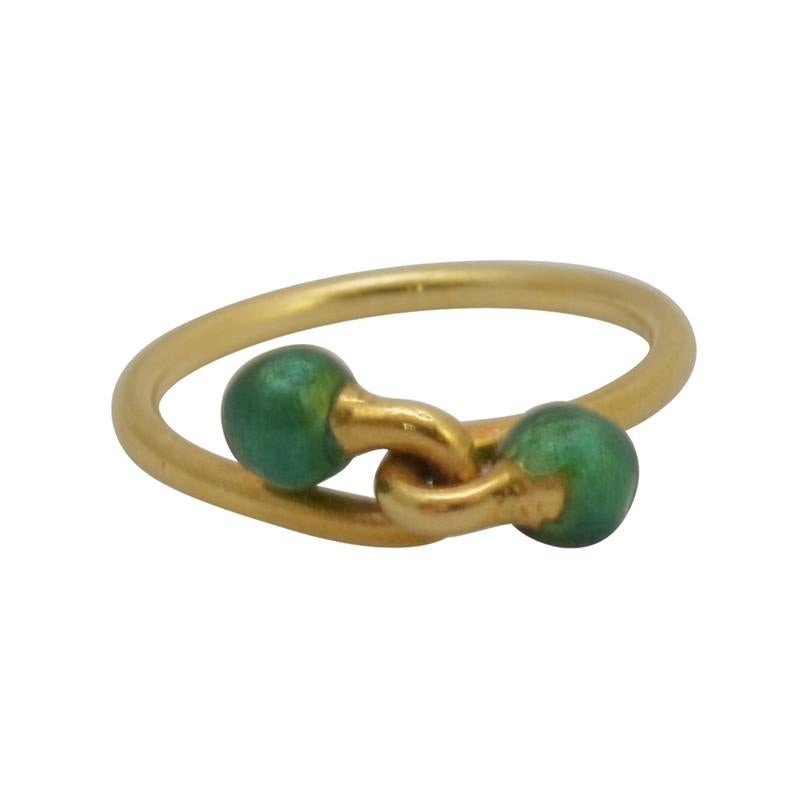 Ring aus 18 Karat Gelbgold von Gucci im Angebot