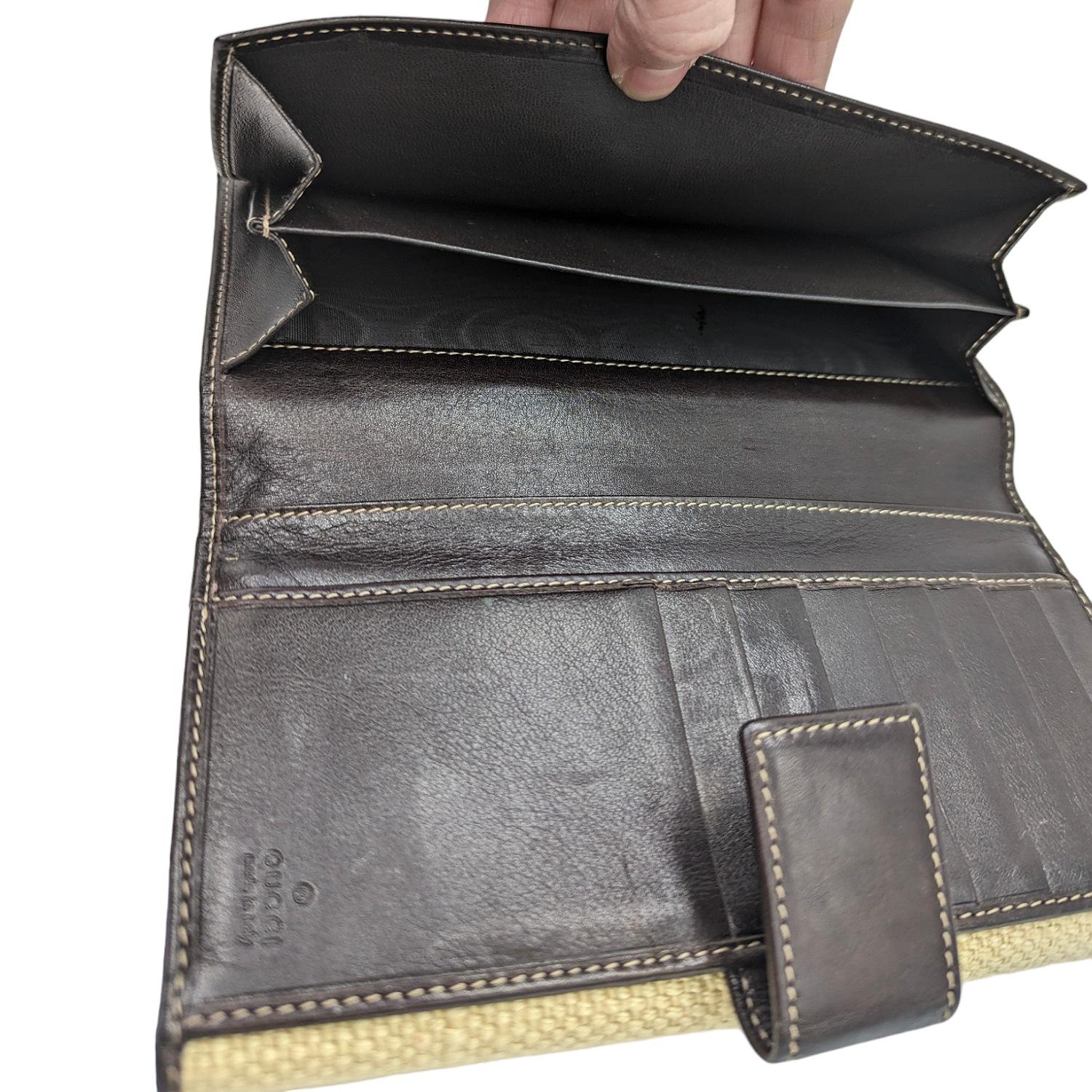 Gucci 1955 Horsebit Accent Continental Wallet For Sale 2