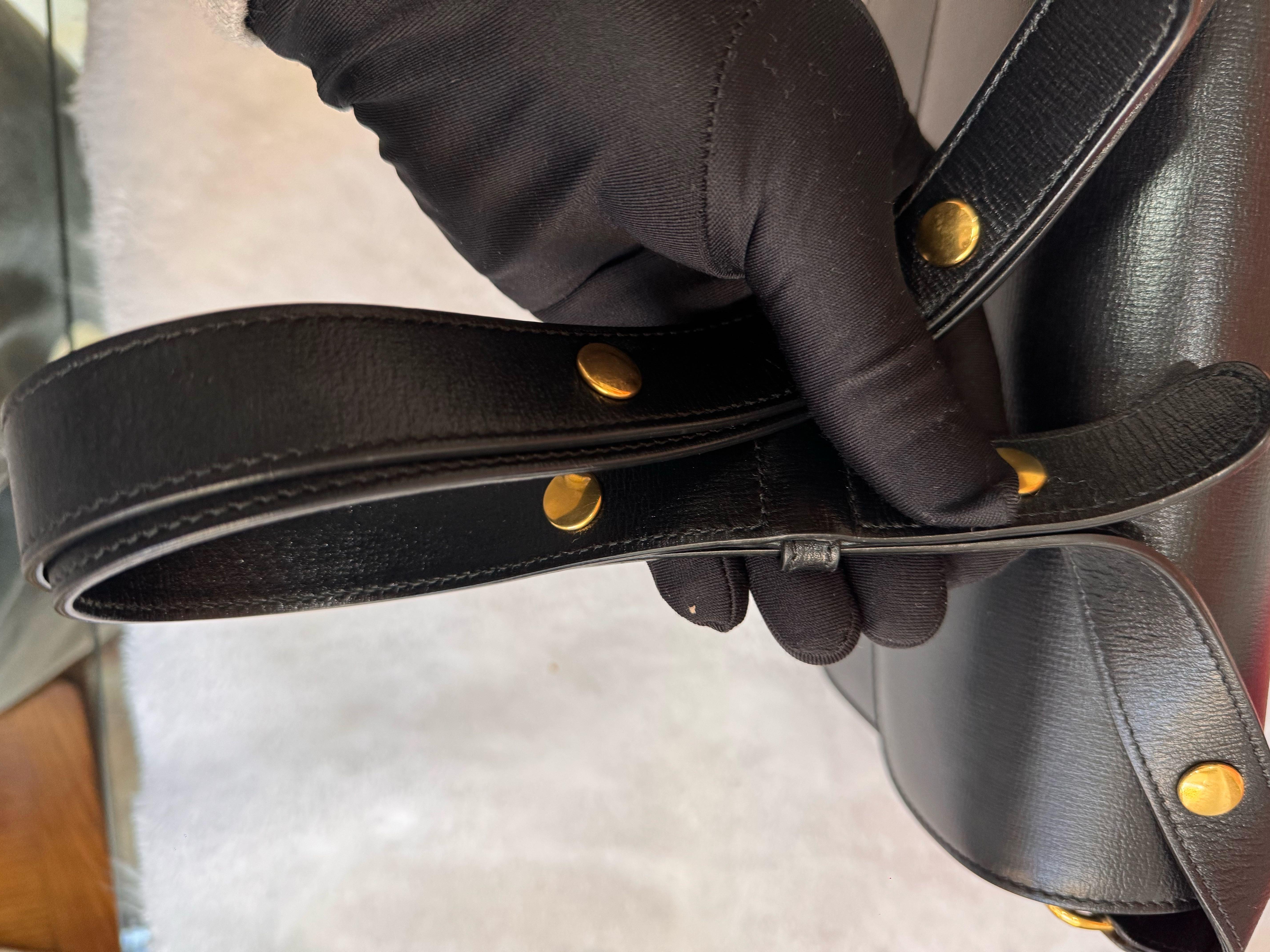 Gucci 1955 Horsebit Bag Small Black Leather 2