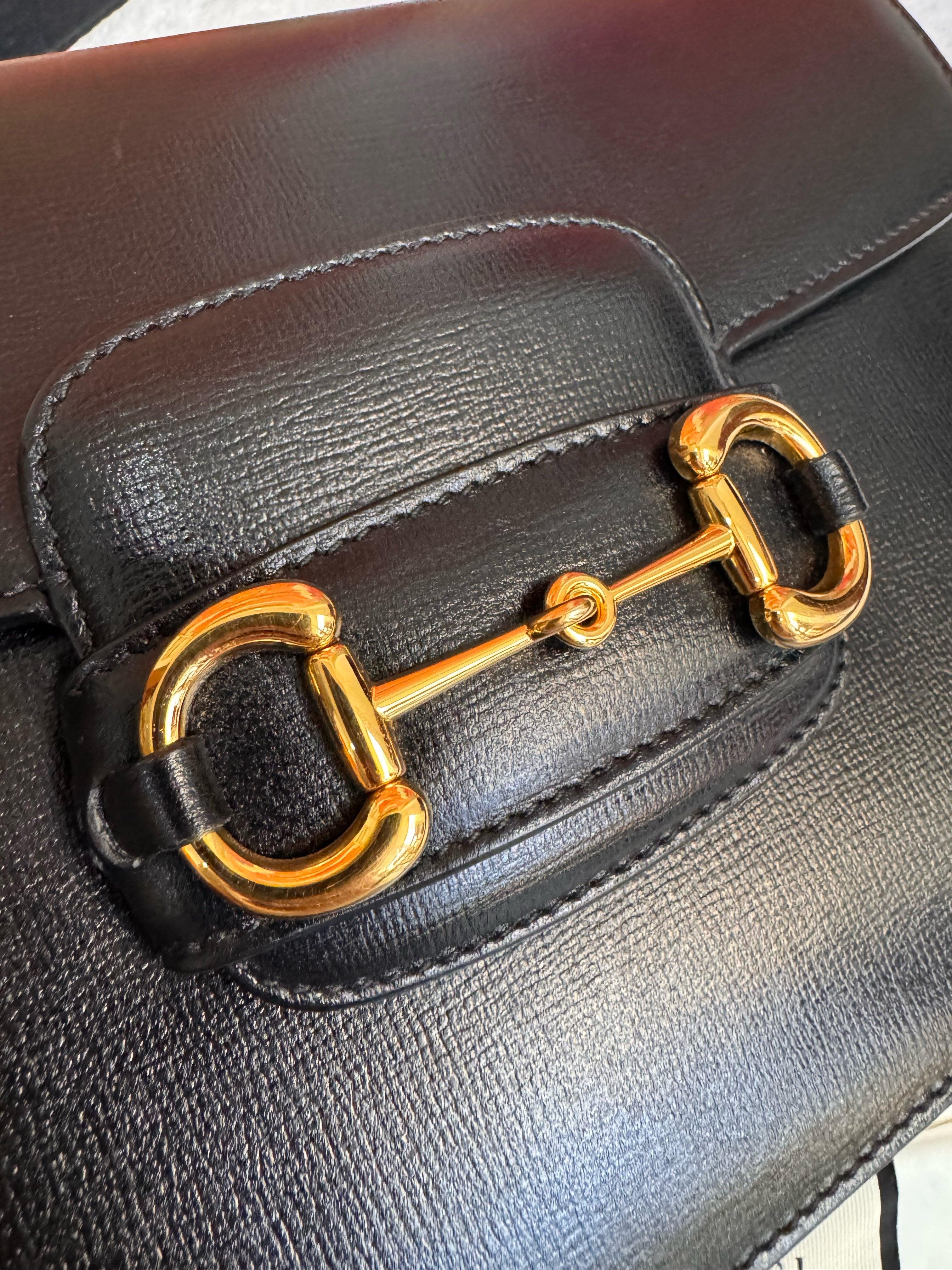 Gucci 1955 Horsebit Bag Small Black Leather 5