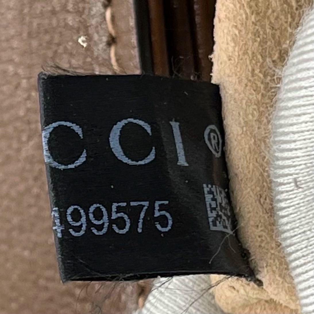 Gucci 1955 Horsebit Borsa a tracolla in pelle marrone caramello piccola in vendita 5