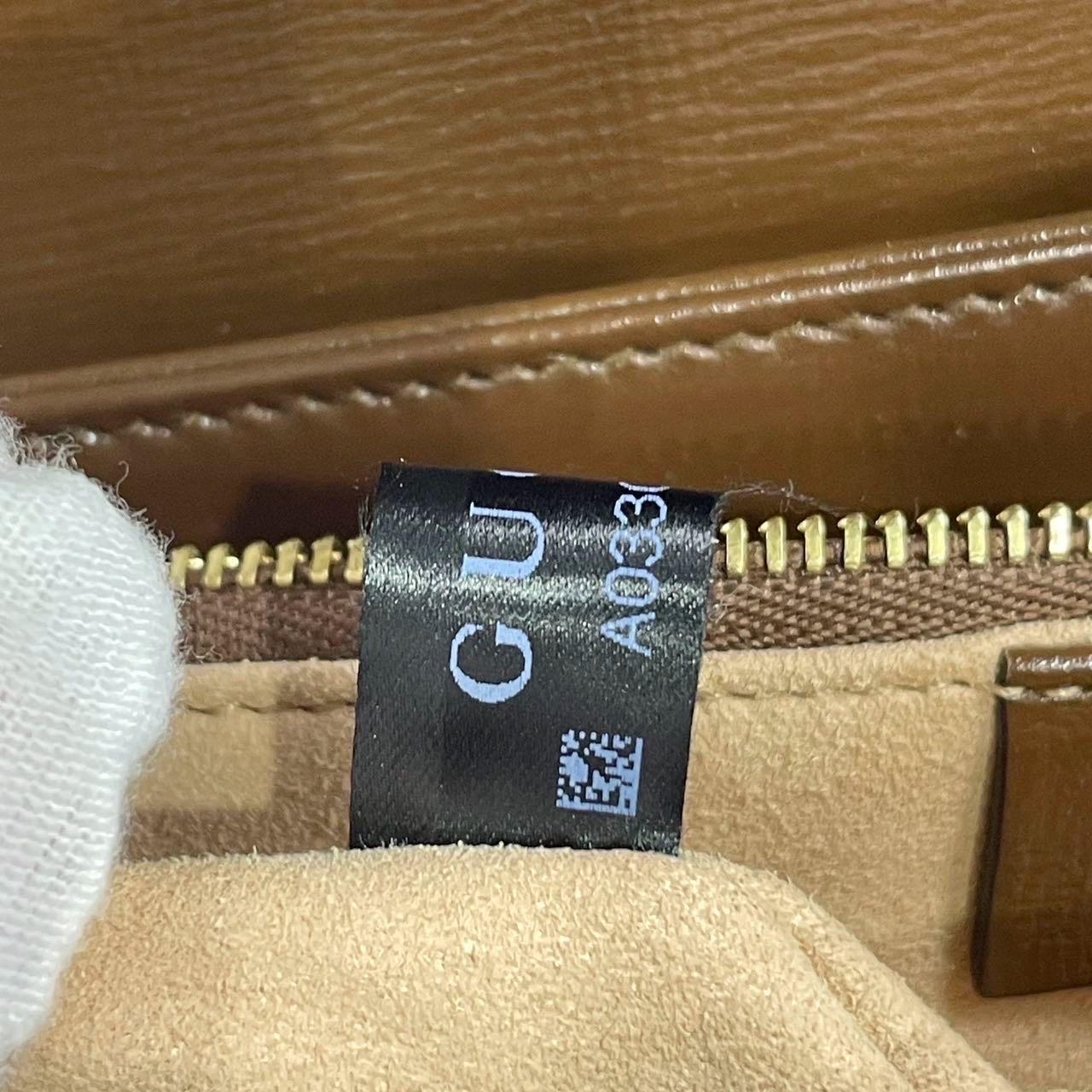 Gucci 1955 Horsebit Shoulder Bag Caramel Brown Small Leather 6
