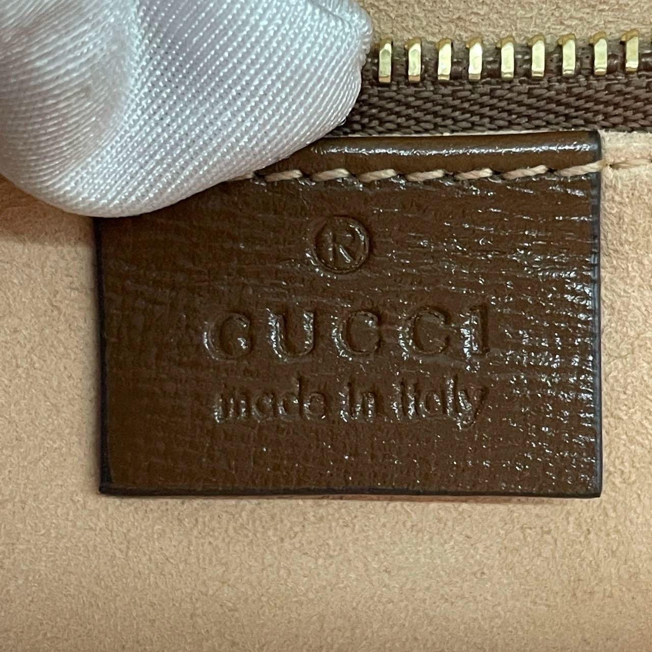 Gucci 1955 Horsebit Shoulder Bag Caramel Brown Small Leather For Sale 7