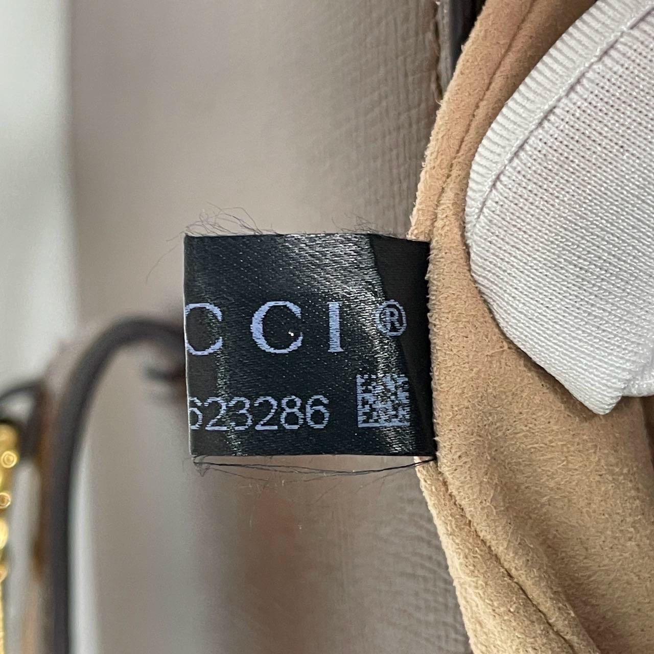 Gucci 1955 Horsebit Shoulder Bag Caramel Brown Small Leather For Sale 9