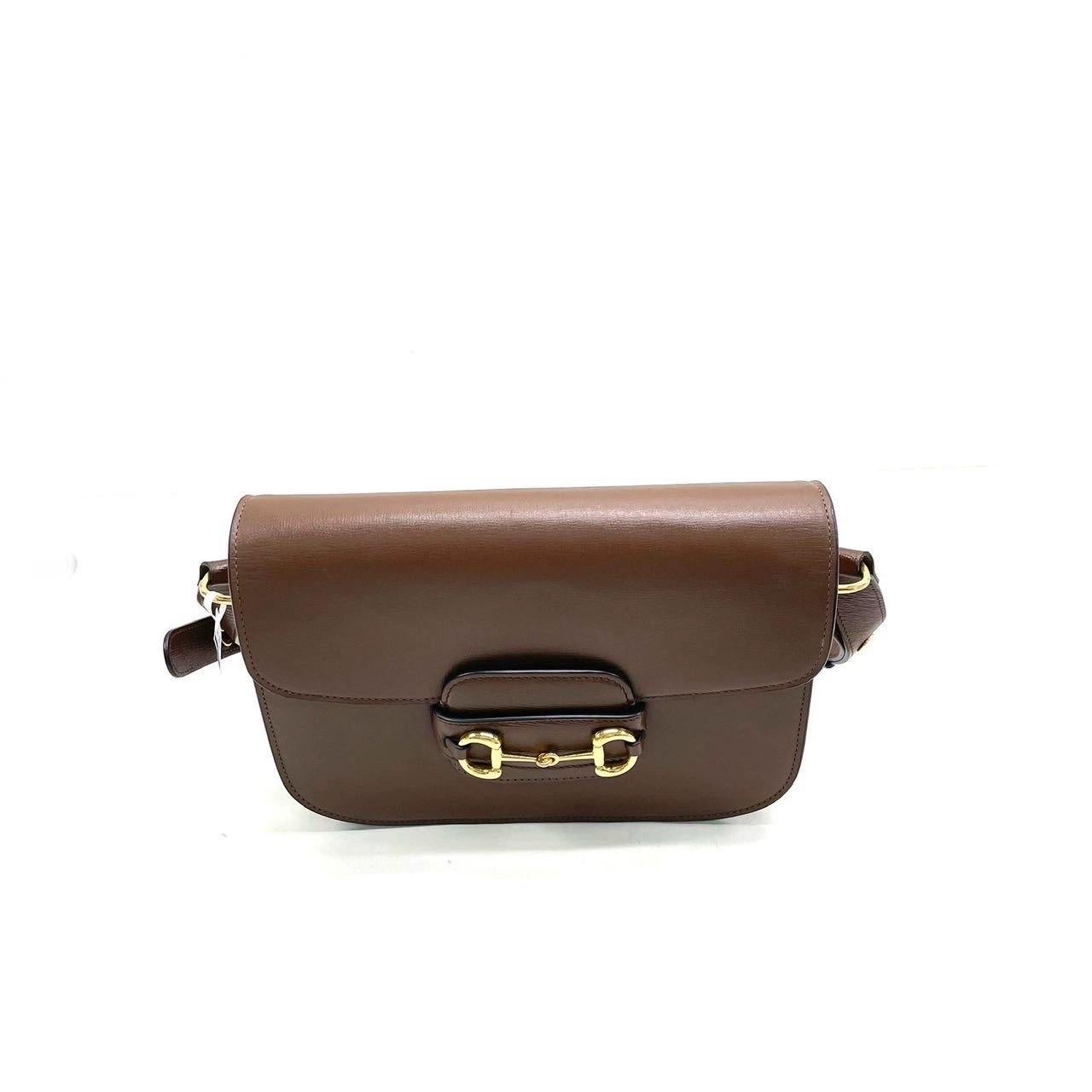 Gucci 1955 Horsebit Shoulder Bag Caramel Brown Small Leather In Excellent Condition In AUBERVILLIERS, FR