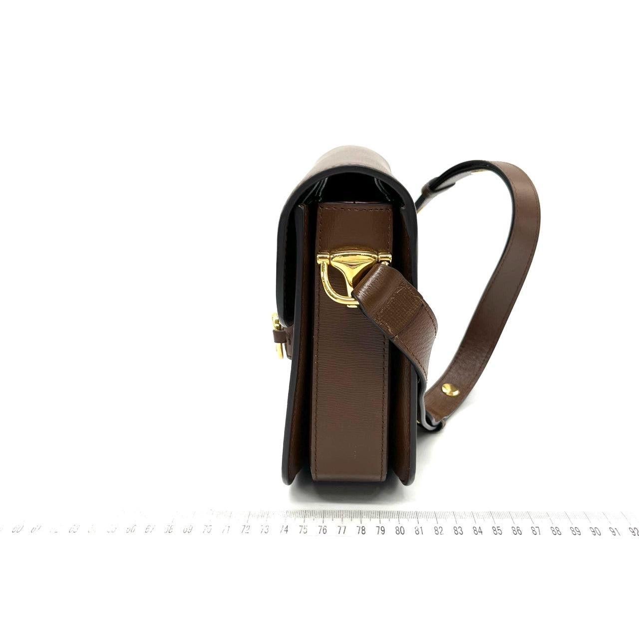 Gucci 1955 Horsebit Shoulder Bag Caramel Brown Small Leather Never Worn 4
