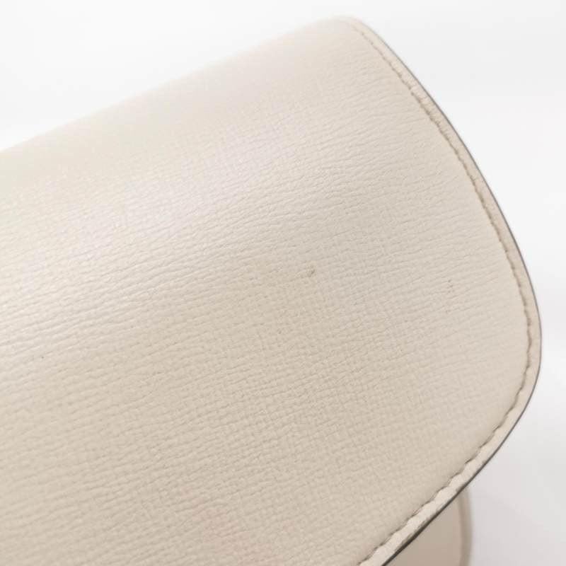 Gucci 1955 Horsebit Shoulder Bag White Small Leather For Sale 10
