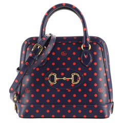 Gucci 1955 Horsebit Top Handle Bag Bedrucktes Leder Small