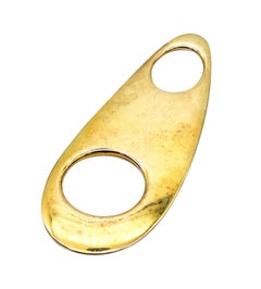 Ciondolo geometrico Gucci 1970 in argento 925 e oro 18Kt vermeil