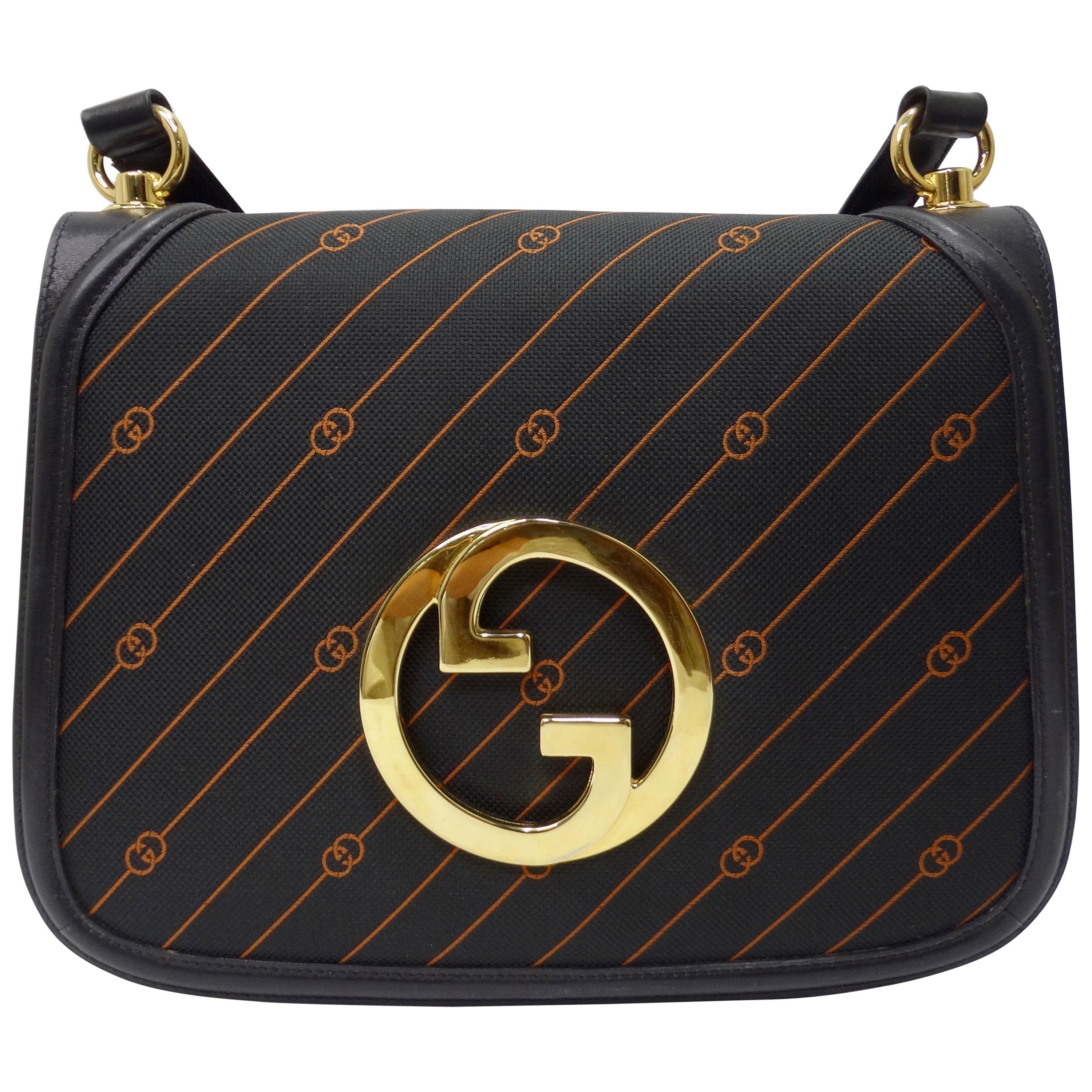 Gucci 1970s GG Blondie Flap Bag 
