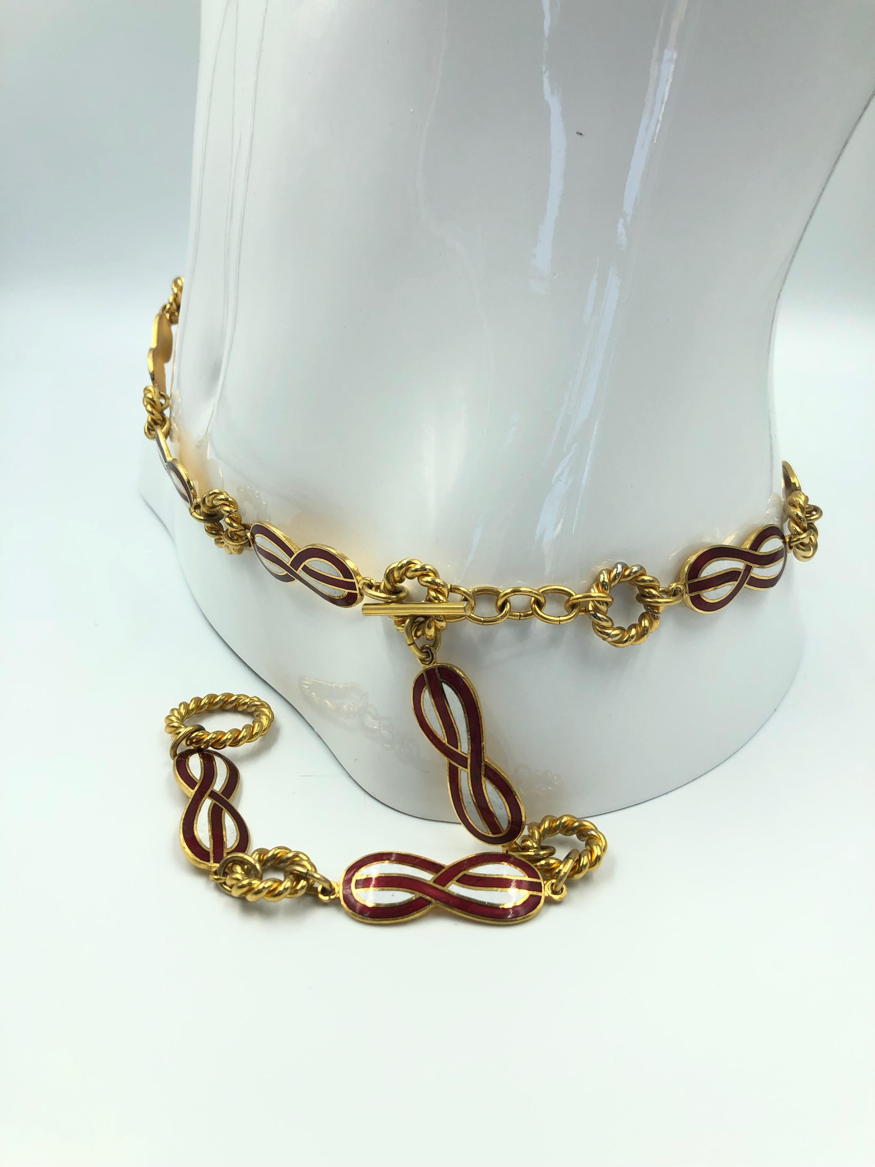 infinity belt necklaces