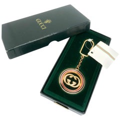 Gucci 1970s Vintage Keyring. Unworn with original box