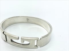 Gucci 1970s Vintage Sterling Silver Bracelet