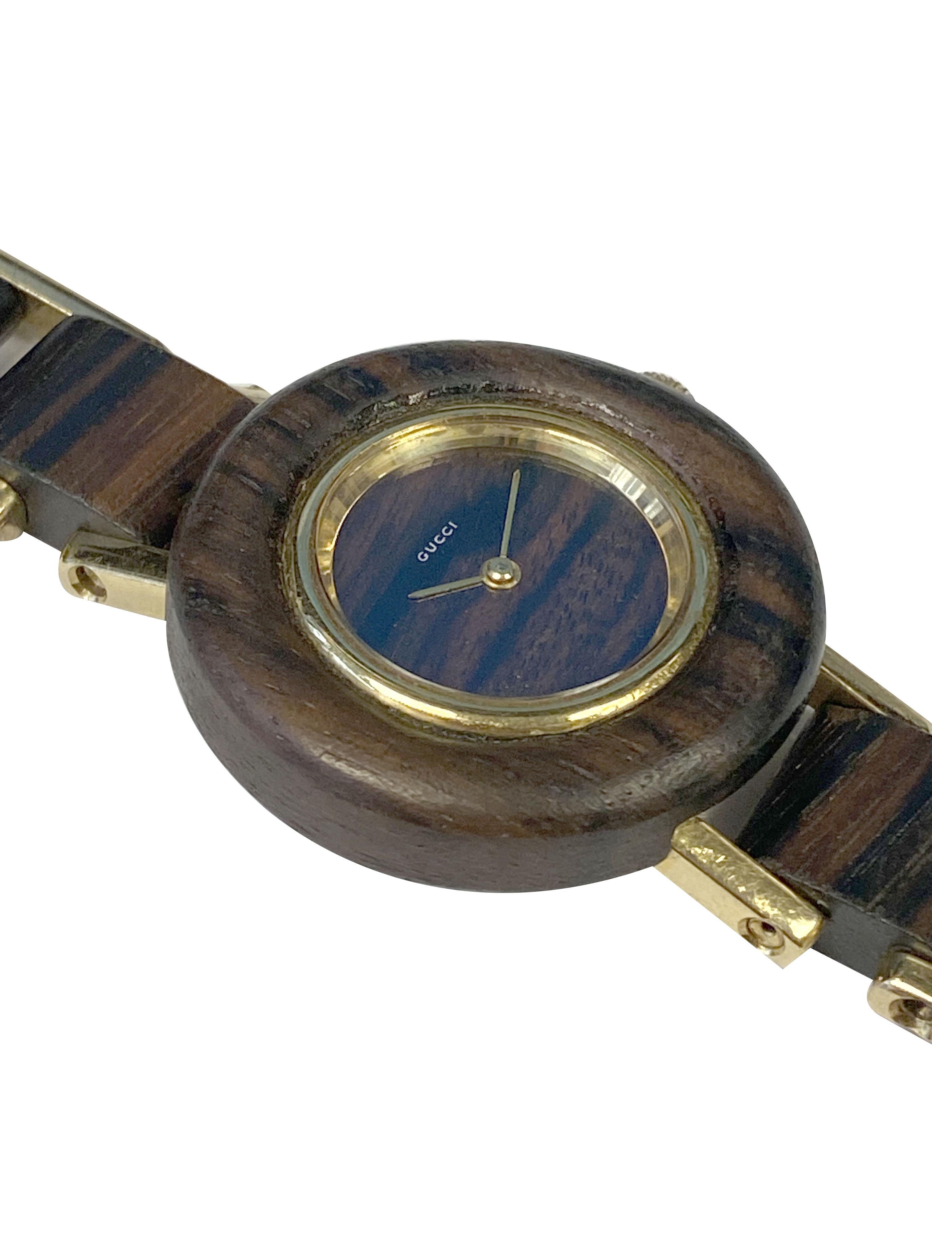 tissot wooden watch