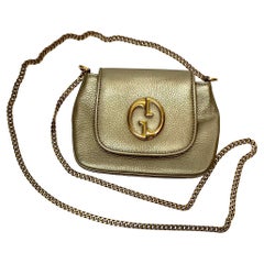 Gucci 1973 Bronze Small Crossbody Handbag - GHW