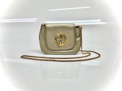 Gucci 1973 Bronze Small Crossbody Handbag - GHW