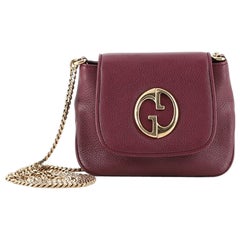 Gucci 1973 Chain Shoulder Bag Leather Small