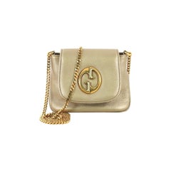 Gucci 1973 Chain Shoulder Bag Leather Small