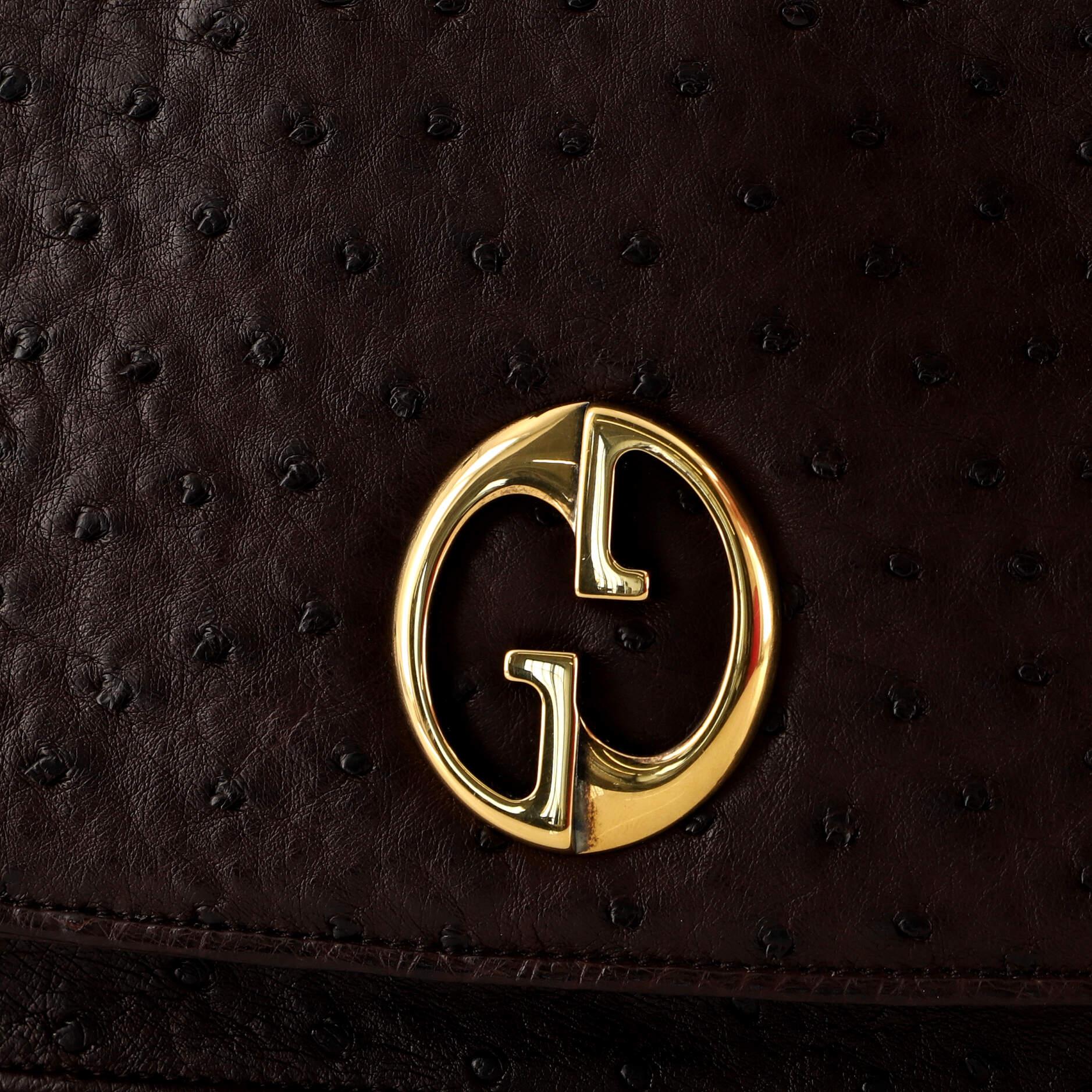 Gucci 1973 Clutch Ostrich 2
