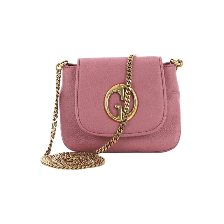 Gucci 1973 Crossbody Bag Leather Small at 1stDibs