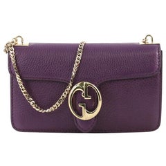 Gucci 1973 Flap Shoulder Bag Leather Medium