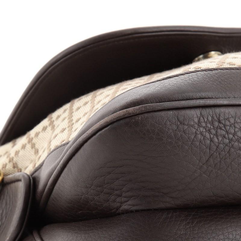 Gucci 1973 Shoulder Bag Diamante Canvas and Leather Medium 1