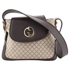 Gucci 1973 Shoulder Bag Diamante Canvas and Leather Medium