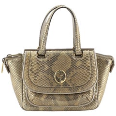Gucci 1973 Top Handle Bag Python Small