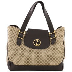 Gucci 1973 Tote Diamante Canvas and Leather Medium