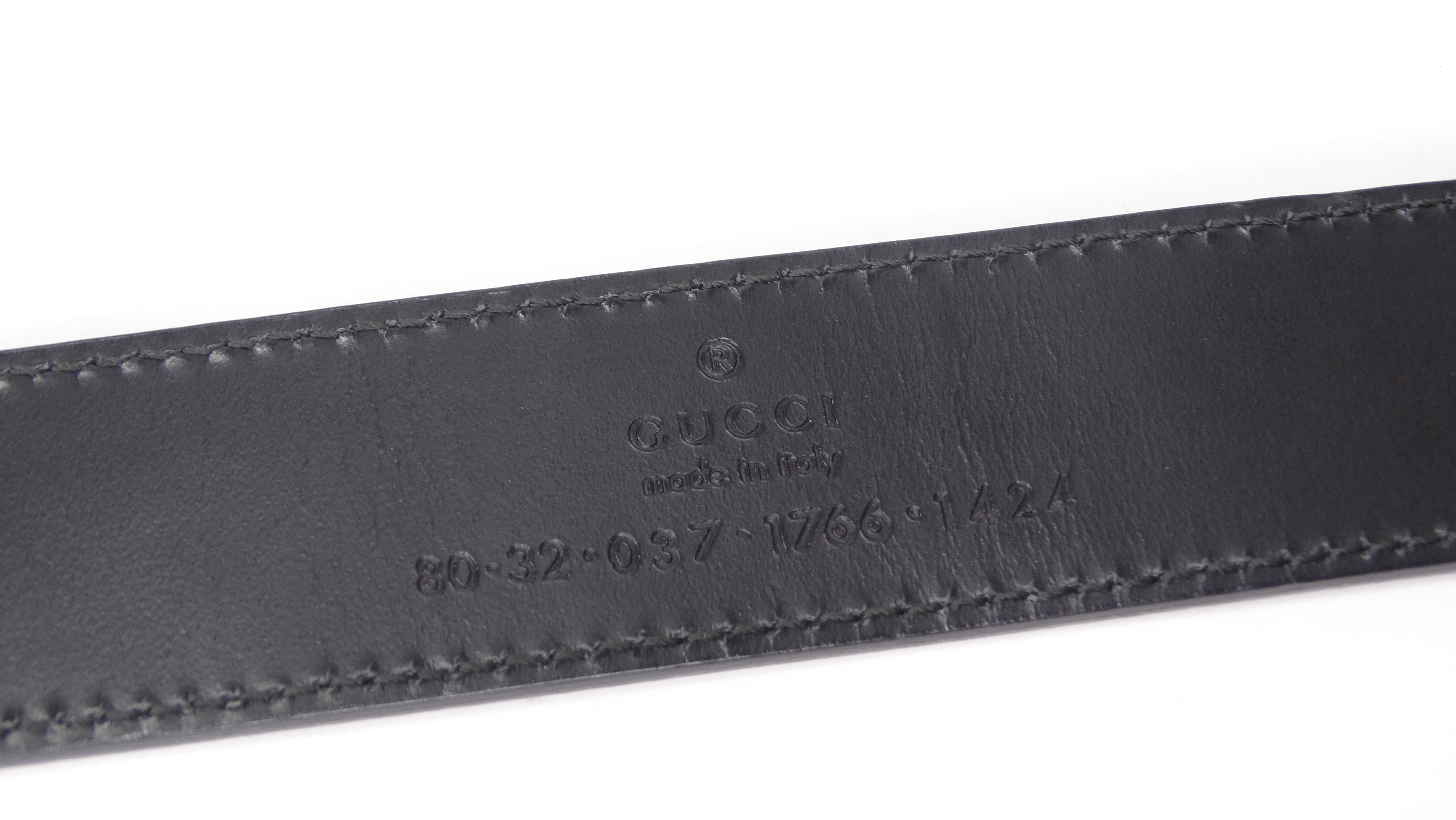Gucci 1980s Black Dionysus Leather Belt In Excellent Condition In Scottsdale, AZ