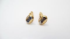 Gucci 1980s Mixed Metal Cufflinks & Tie Clip