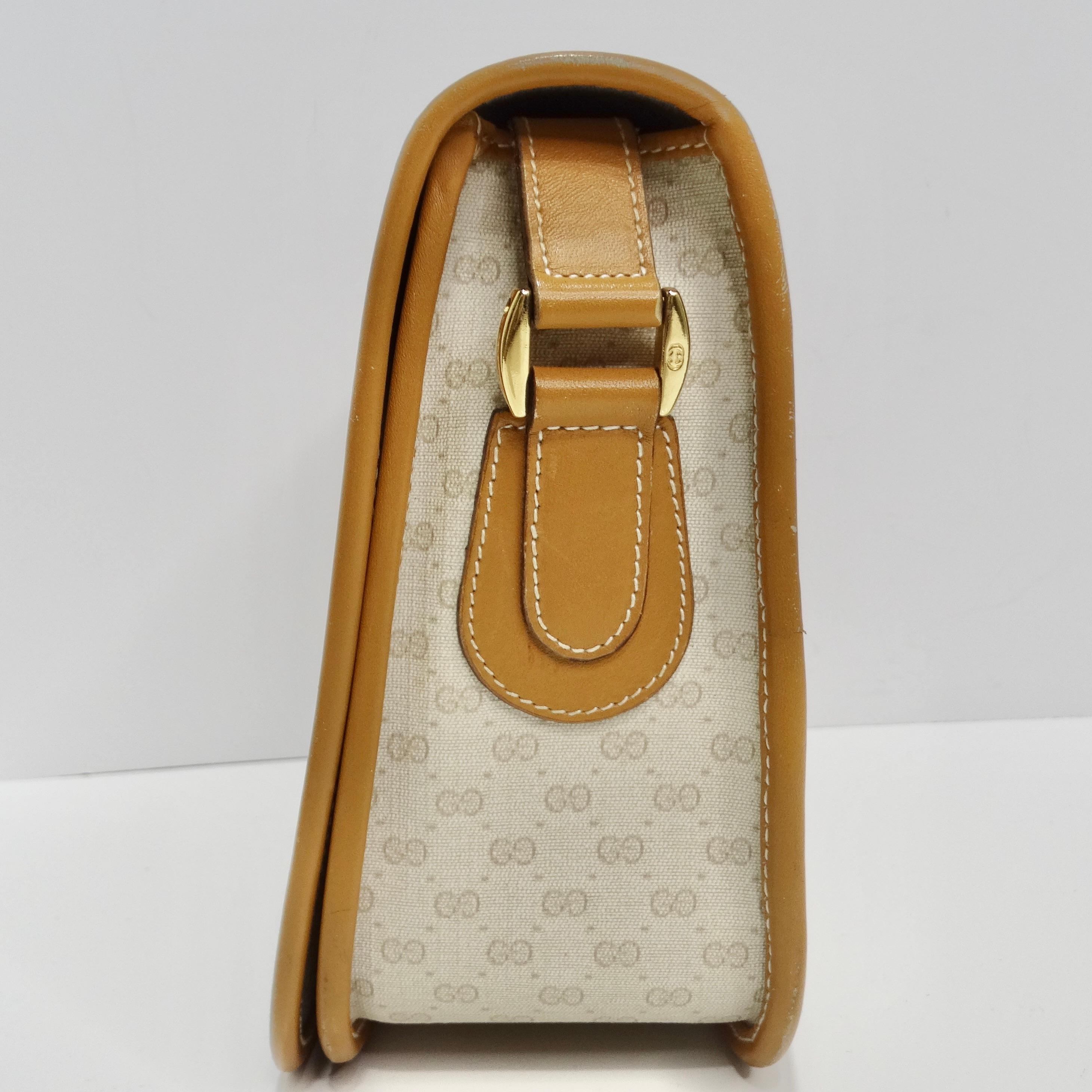 Gucci 1980S Monogram Crossbody Handbag 1