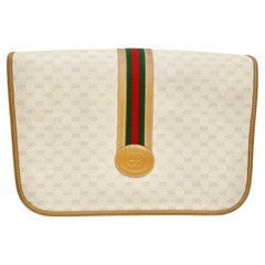 Used Gucci 1980S Monogram Crossbody Handbag