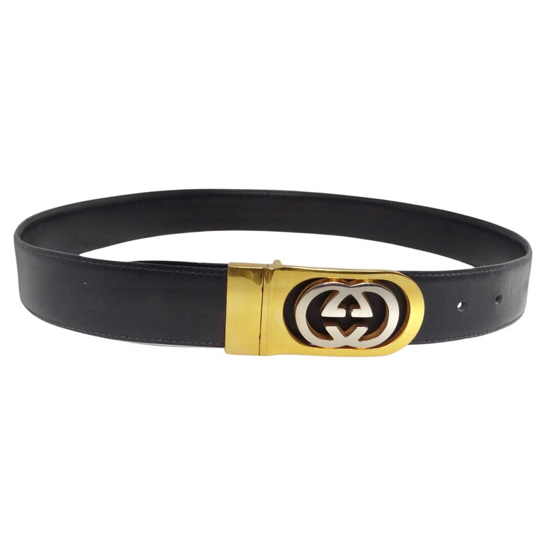 Gucci 1980s Silver and Gold Plated Belt at 1stDibs | cintura 