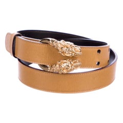 Gucci 1980s Tan Dionysus Leather Belt