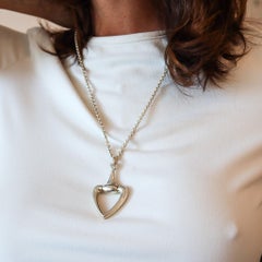 GUCCI 1990 Firenze Horse-Bit Pendant Necklace In Solid .925 Sterling Silver