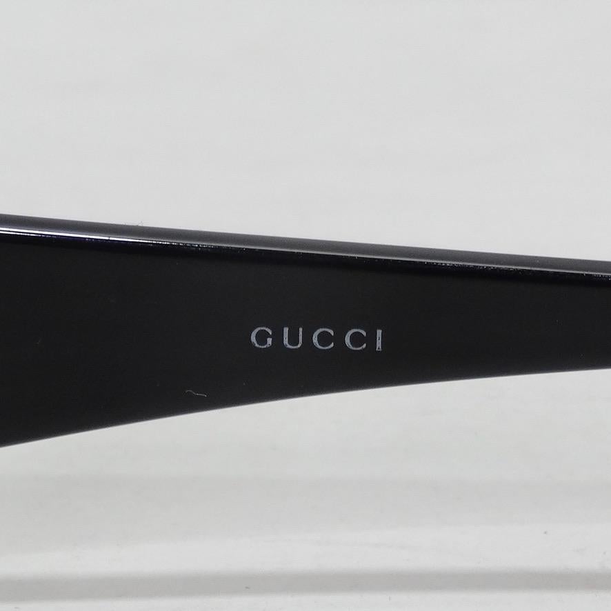 Gucci 1990er Schwarze Sonnenbrille für Damen oder Herren im Angebot