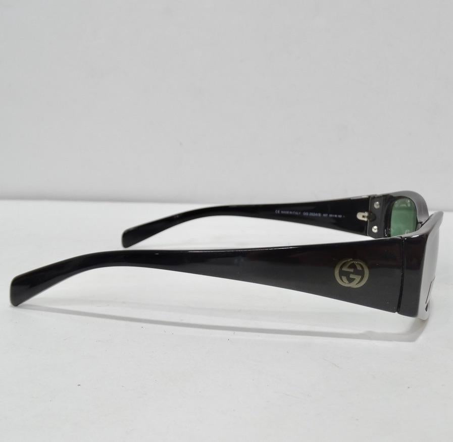 Gucci 1990s Black Sunglasses For Sale 2