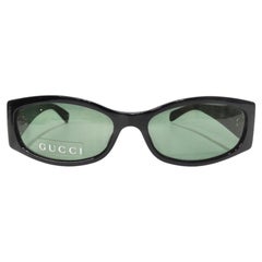 Retro Gucci 1990s Black Sunglasses