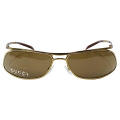 Vintage Gucci 1990's Rare Oval Sunglasses