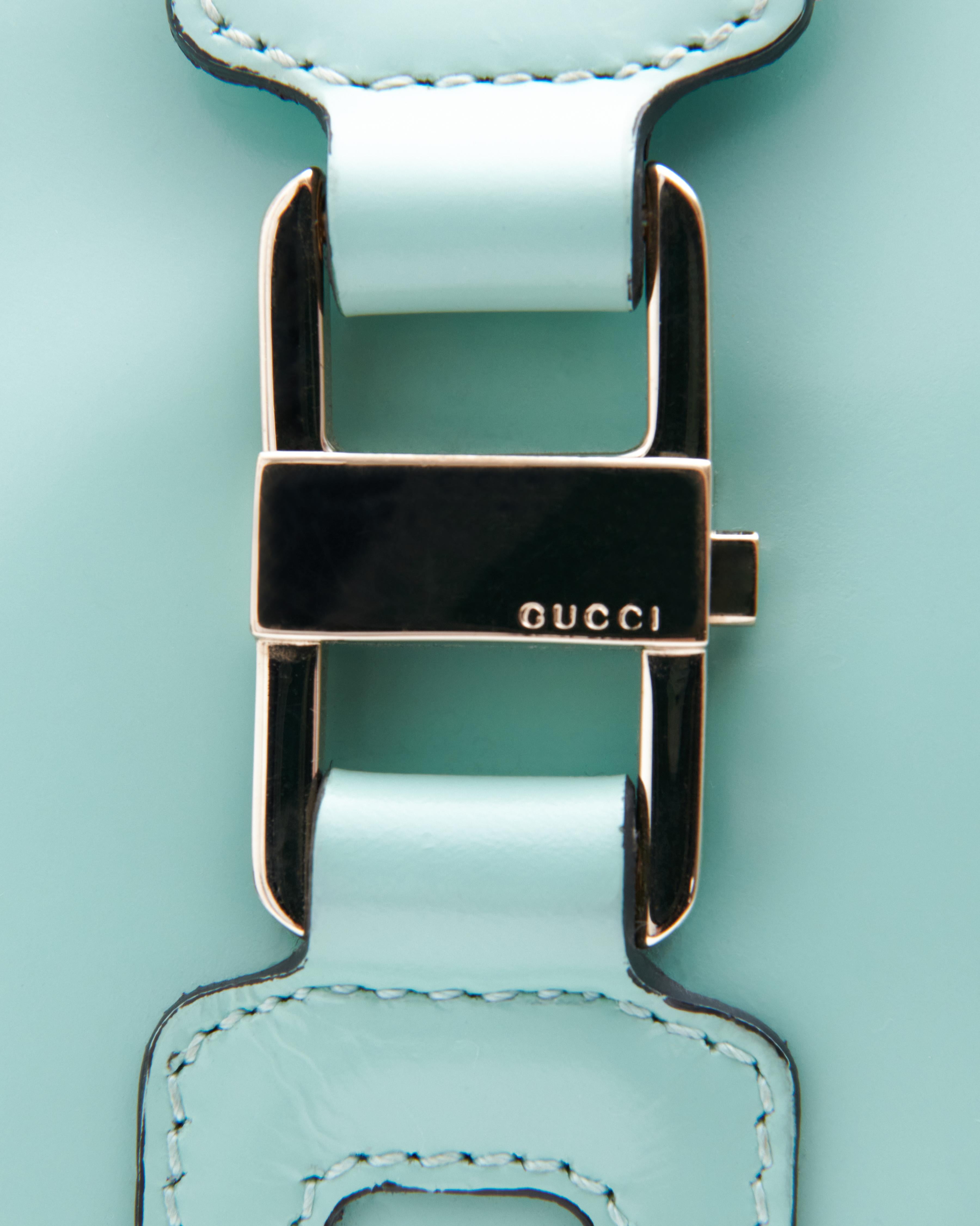 Gucci  1990s Tiffany 'Jackie' patent leather mini bag In Good Condition In Milano, IT