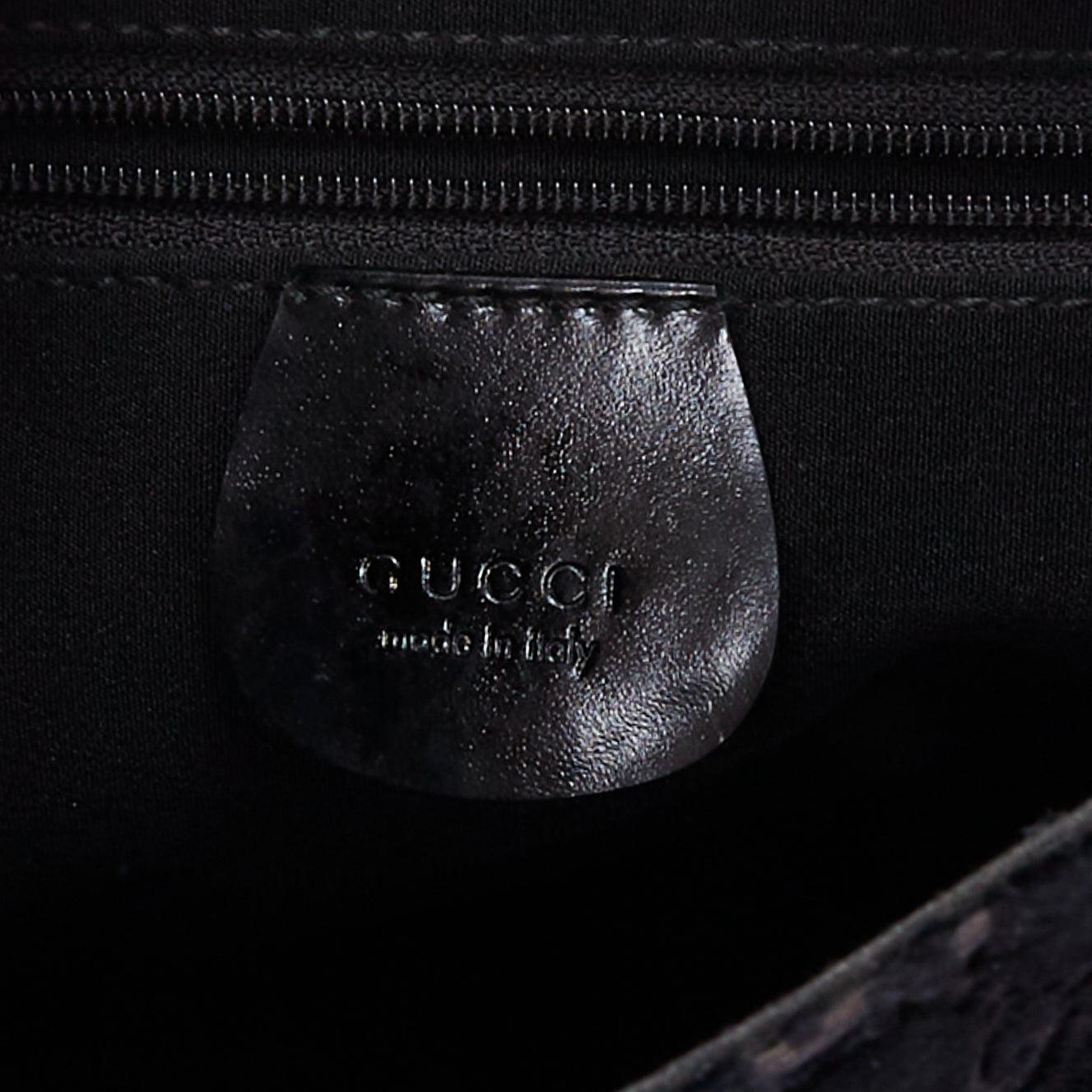 GUCCI 1997 Vintage Tom Ford black velvet GG metal handle underarm bag 4