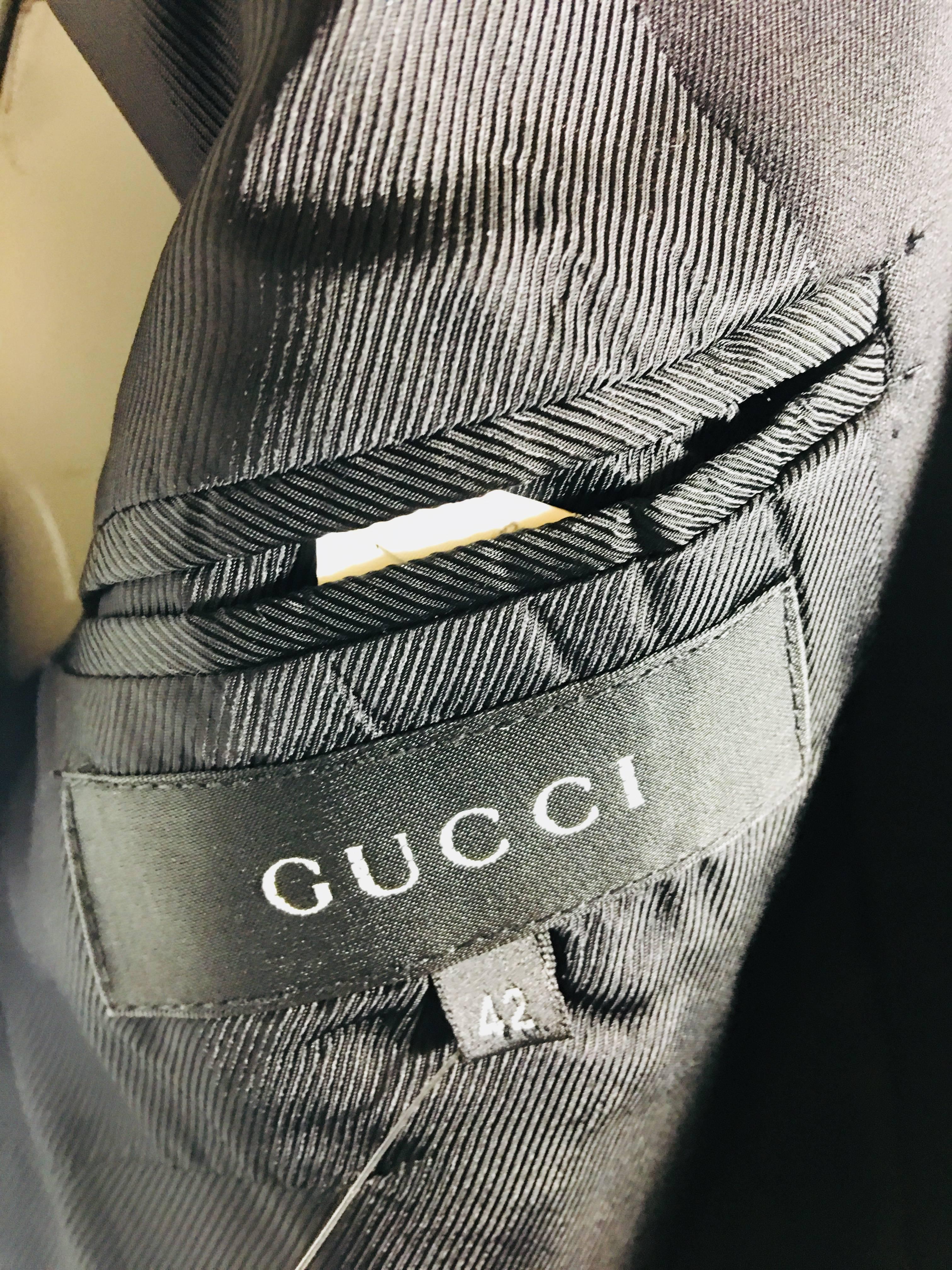 Gucci 2 Piece Pant Suit In Excellent Condition In Bridgehampton, NY